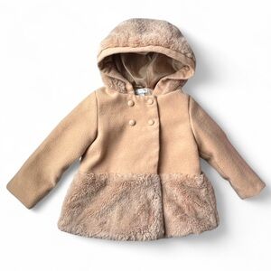 Max Studio Tan Double-Breasted Coat